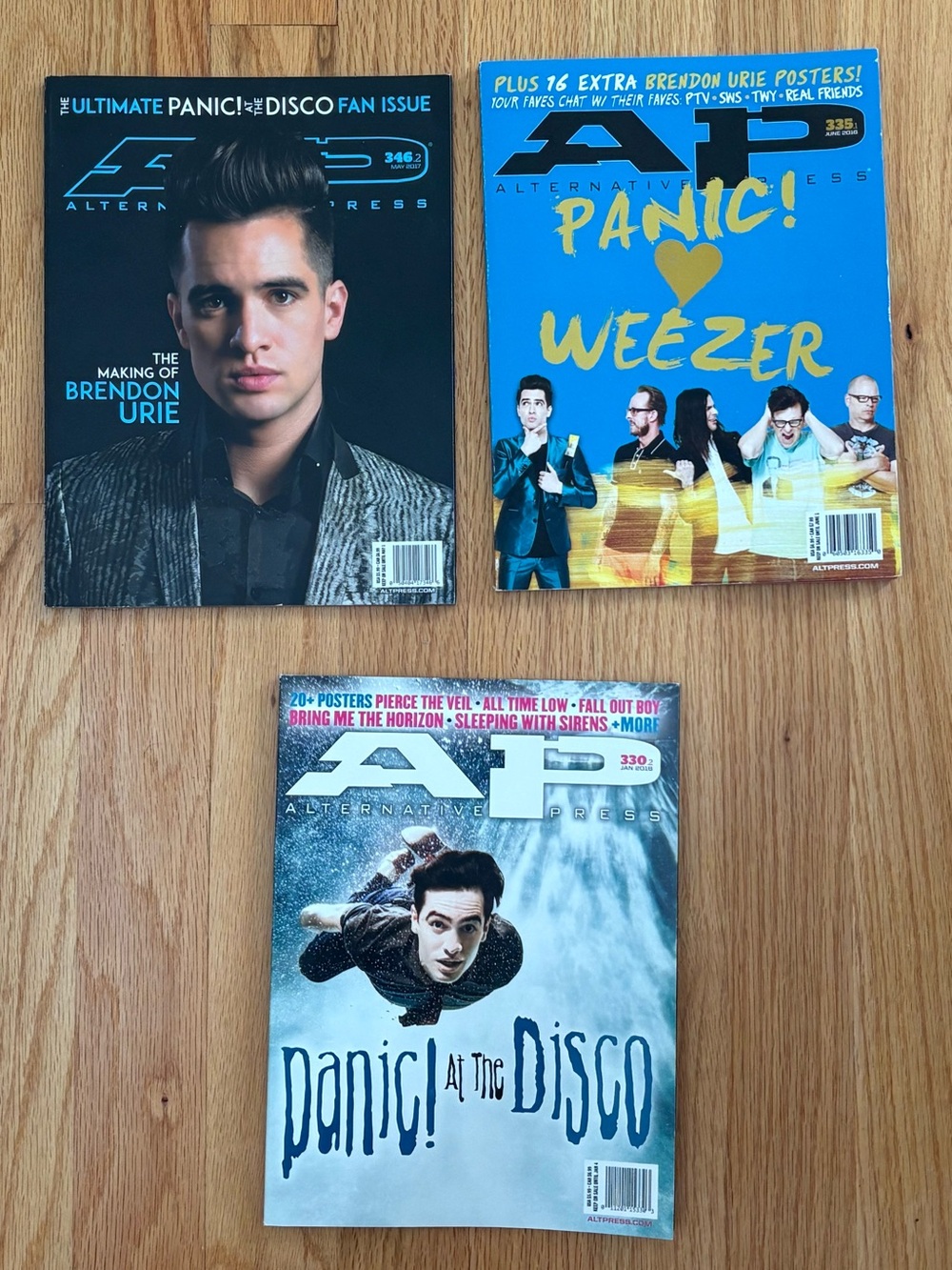 Alternative Press magazine Panic At The Disco cover bundle